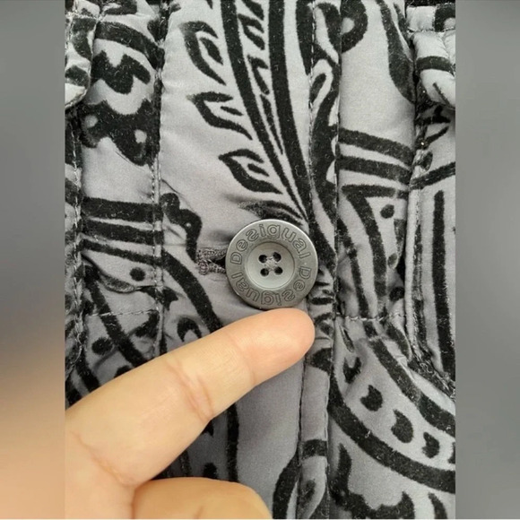 Desigual Medianoche Flocked Velvet NWT,
Puffer Jacket size small - Picture 11 of 16